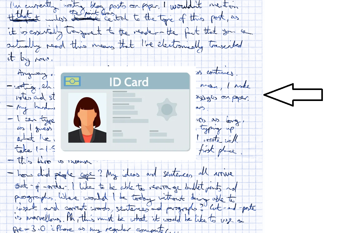 Acceptable conditions for identification document GreenChange